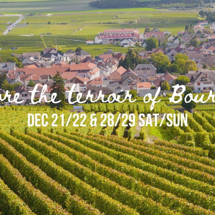 Terroir de Bourgogne themed tasting 21/22 & 28/29 Dec