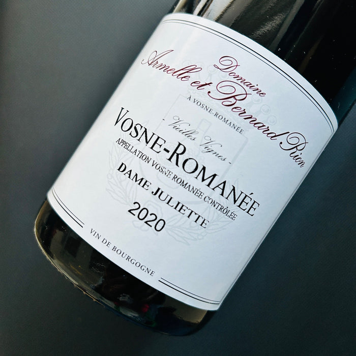 Vosne-Romanée Dame Juliette Vieilles Vignes 2020 Domaine AB Rion 皇爾-羅曼尼村老藤紅酒特釀「茱莉亞」