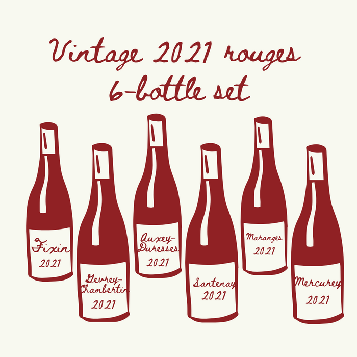 Bourgogne rouges vintage 2021 6-bottle set 布爾岡2021年份紅酒6瓶套裝